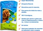 Paquete de Master Pet Max y sus beneficios: súper absorbentes, con atrayente natural, para perros de todas las razas y edades, 100 % ecológicos y no tóxicos