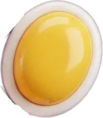Dedo de una patita de cerámica amarilla